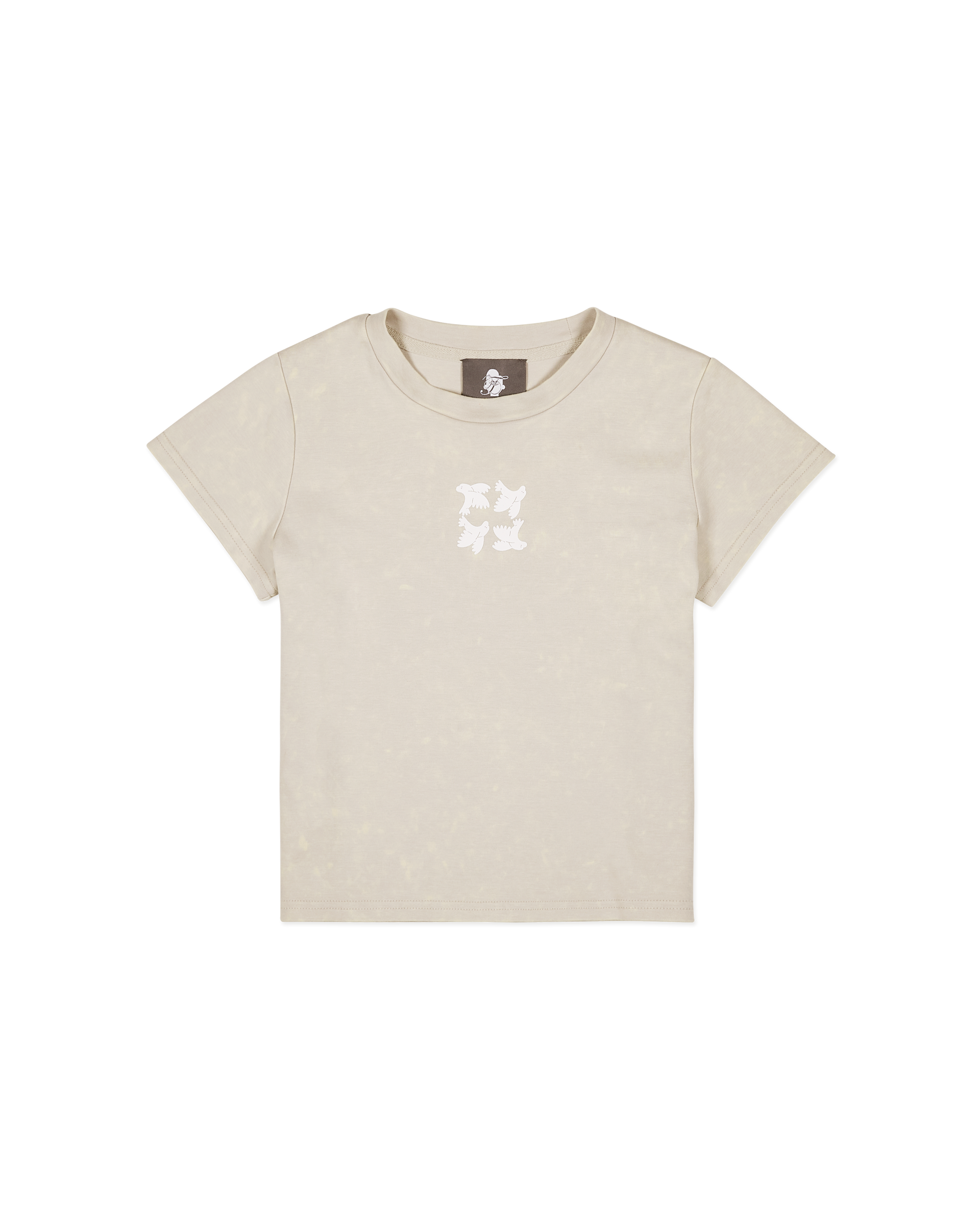 Fly With Your Flow Baby Tee Apricot