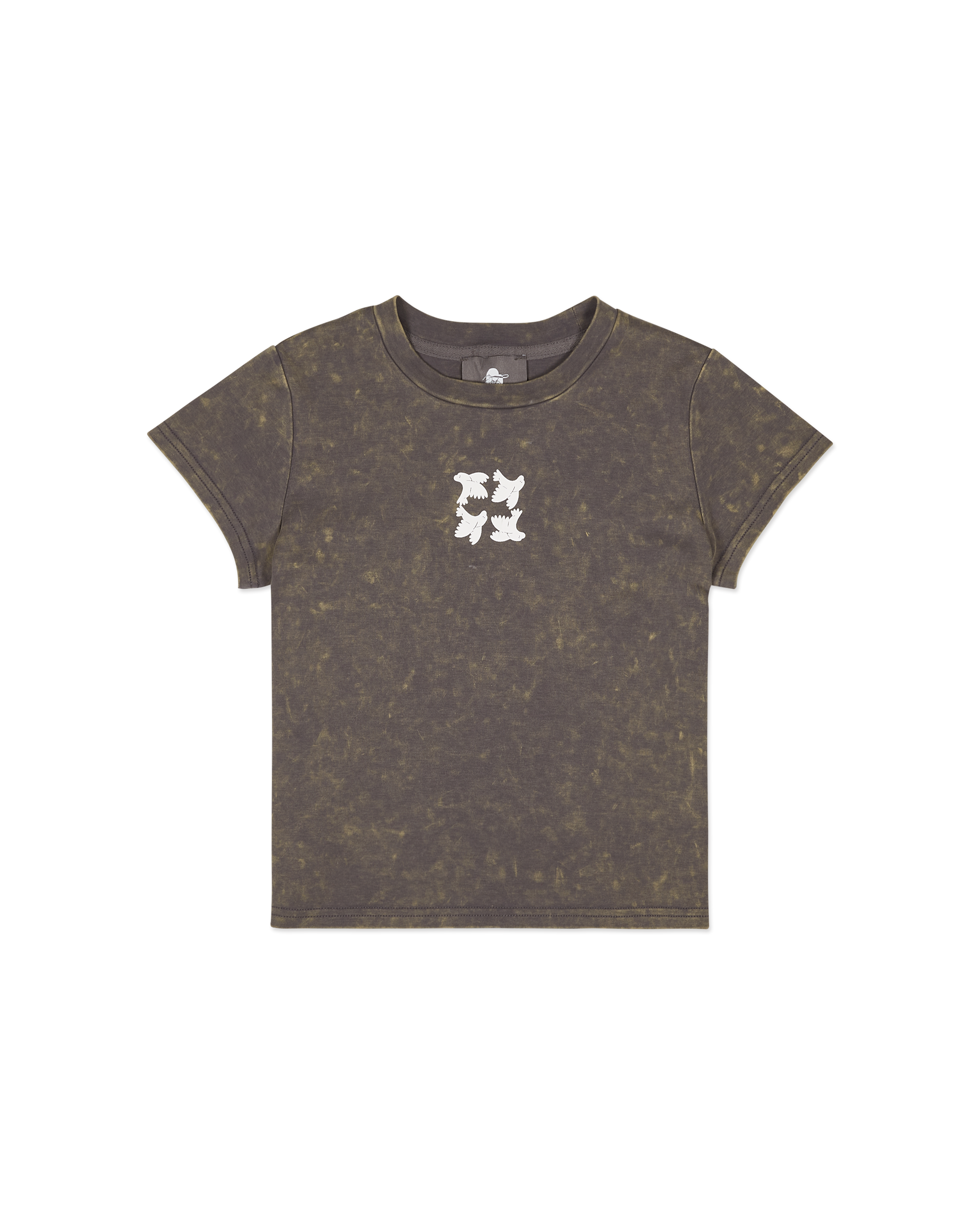 Fly With Your Flow Baby Tee Muddy Green