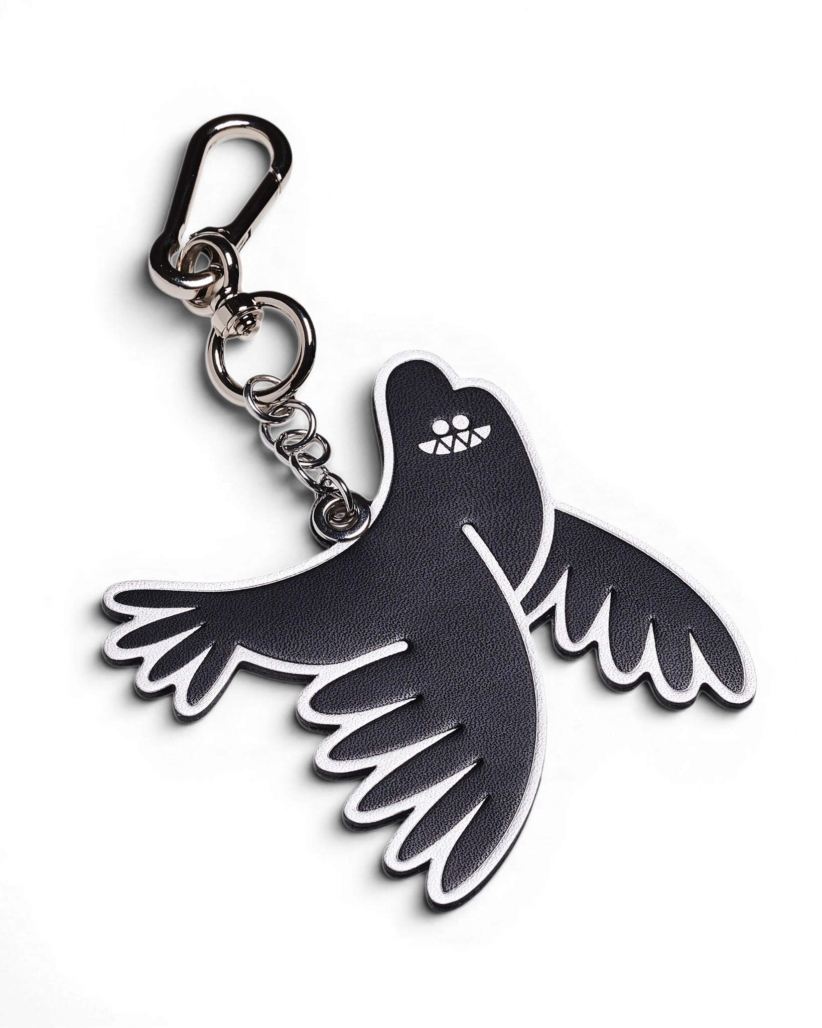 Leather Charm Black