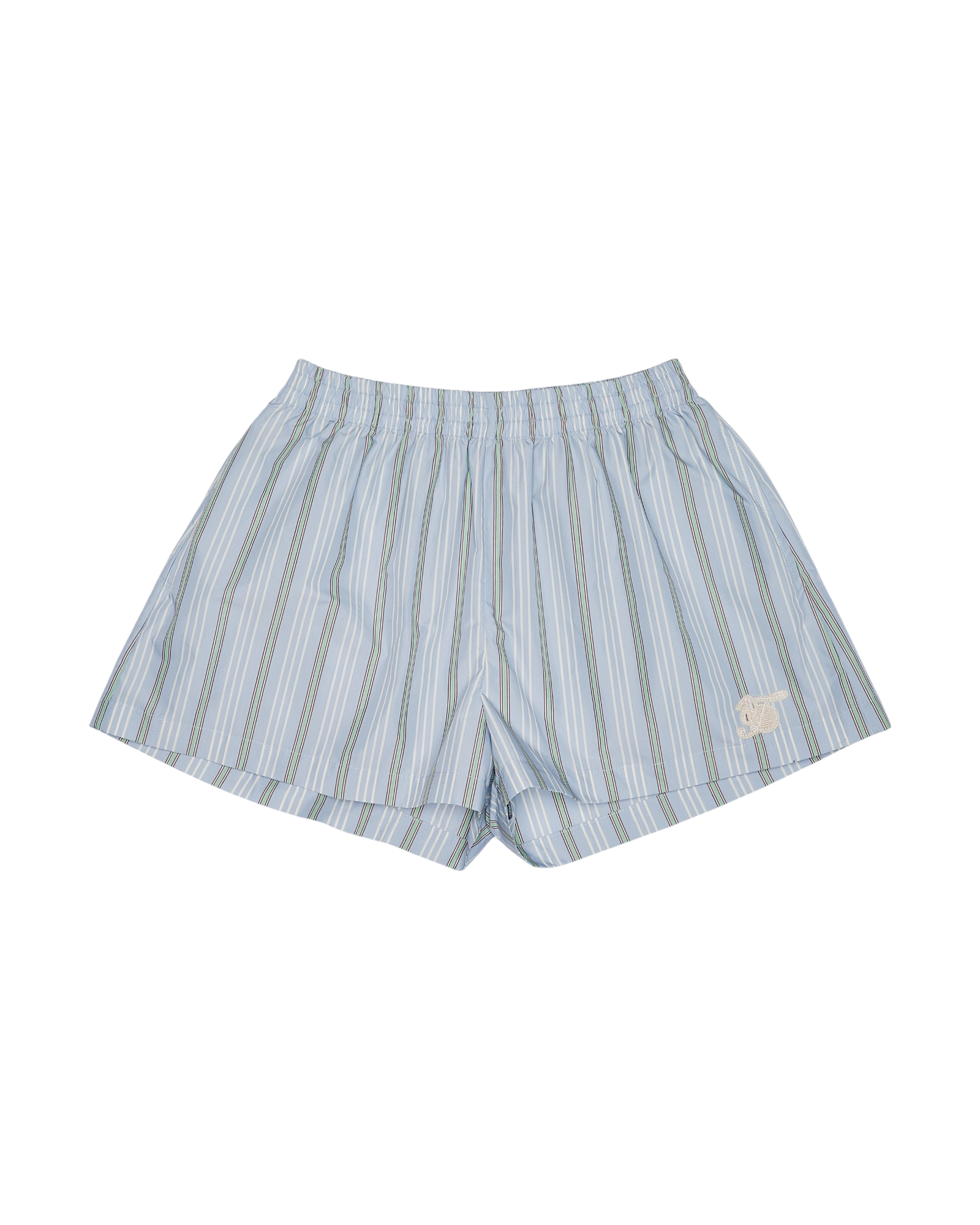 Women Stripy Short Pants