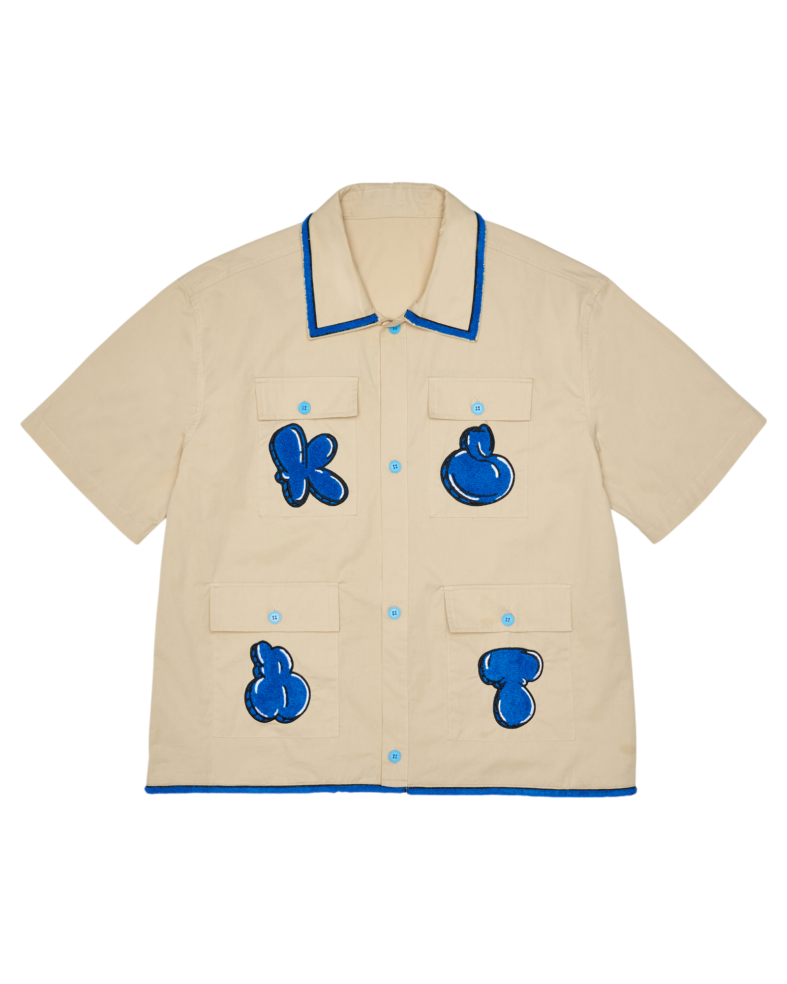 BT X KS Multi-Pocket Short Sleeve Cargo Shirt