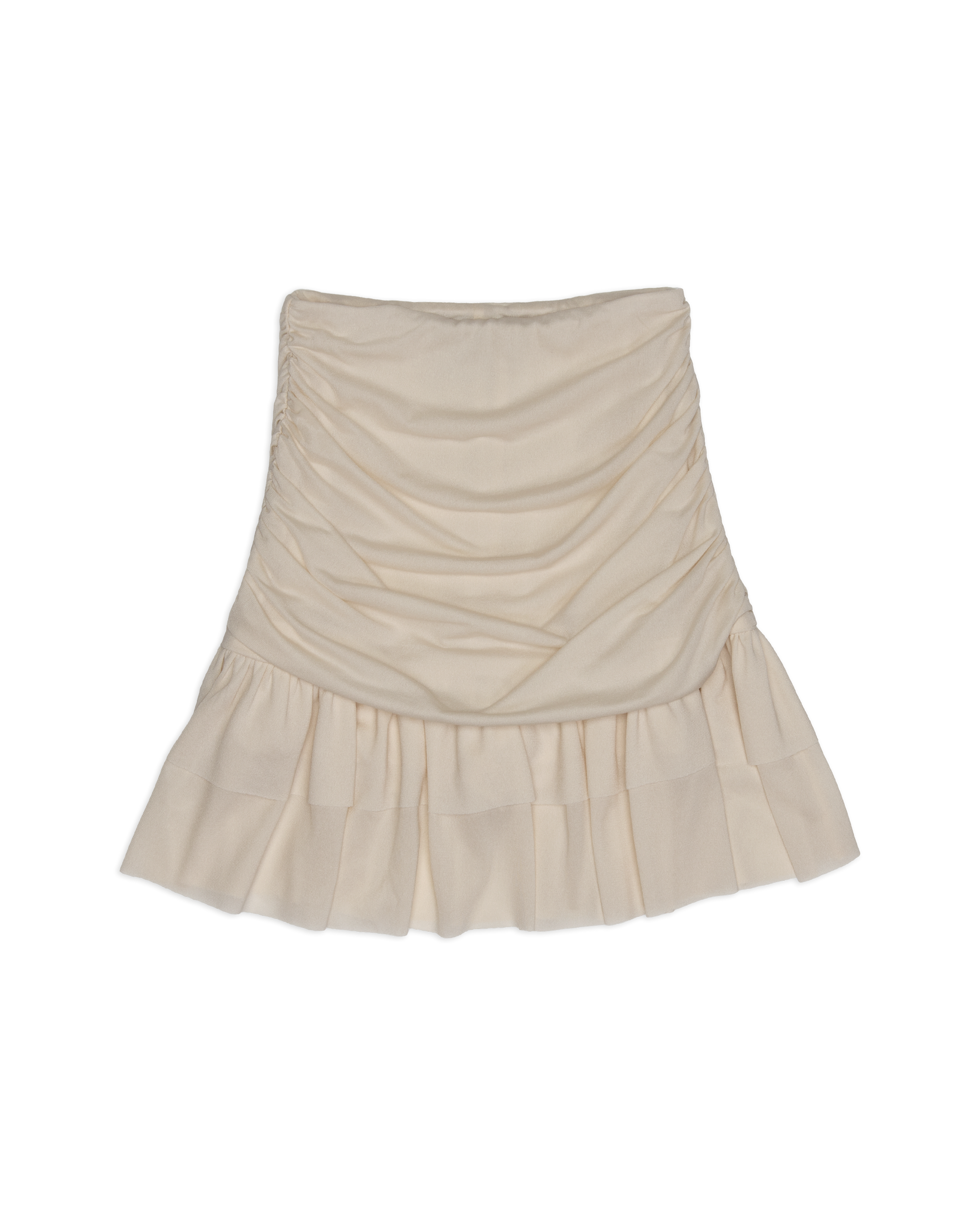 Women Layered Skort Cream