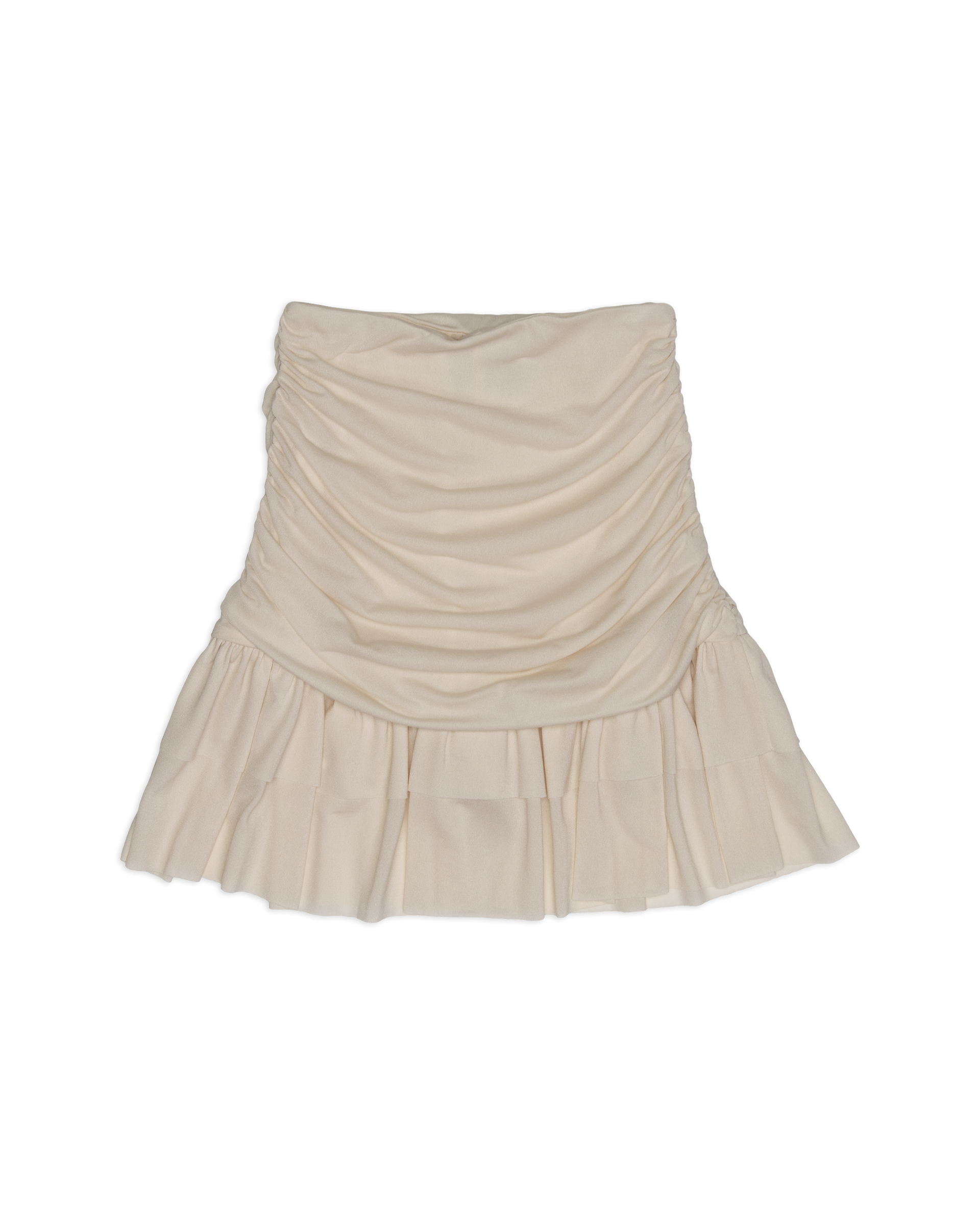 Women Layered Skort Cream
