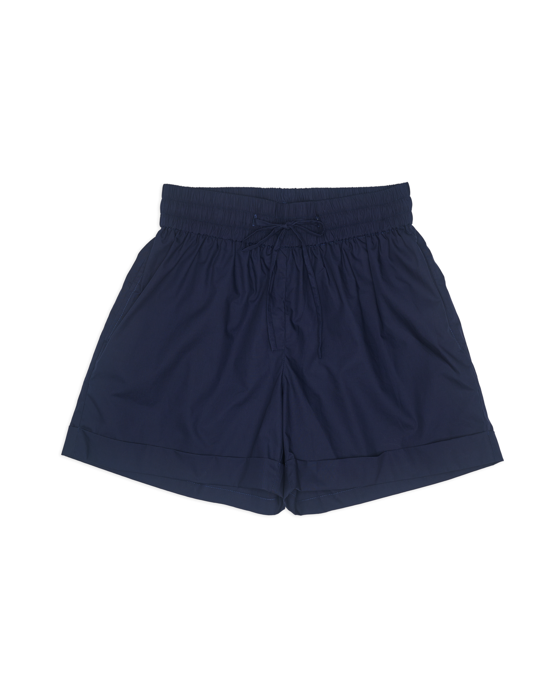 Men Navy Blue Shorts Pants