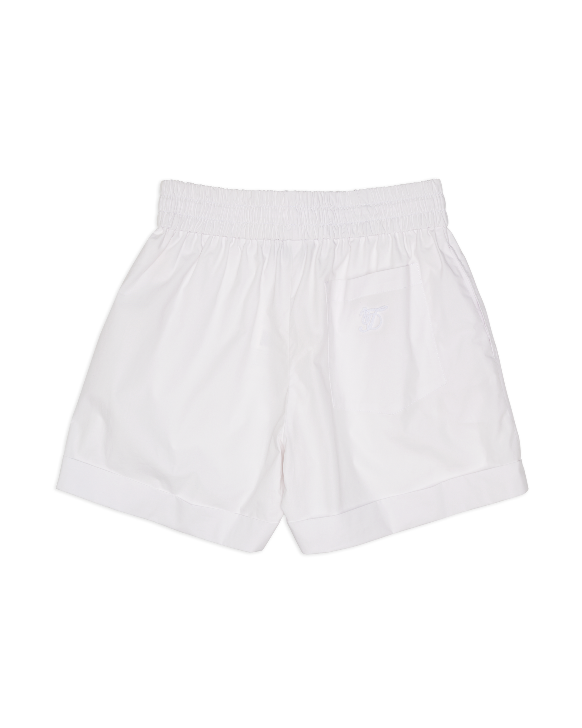 Unisex White Shorts Pants