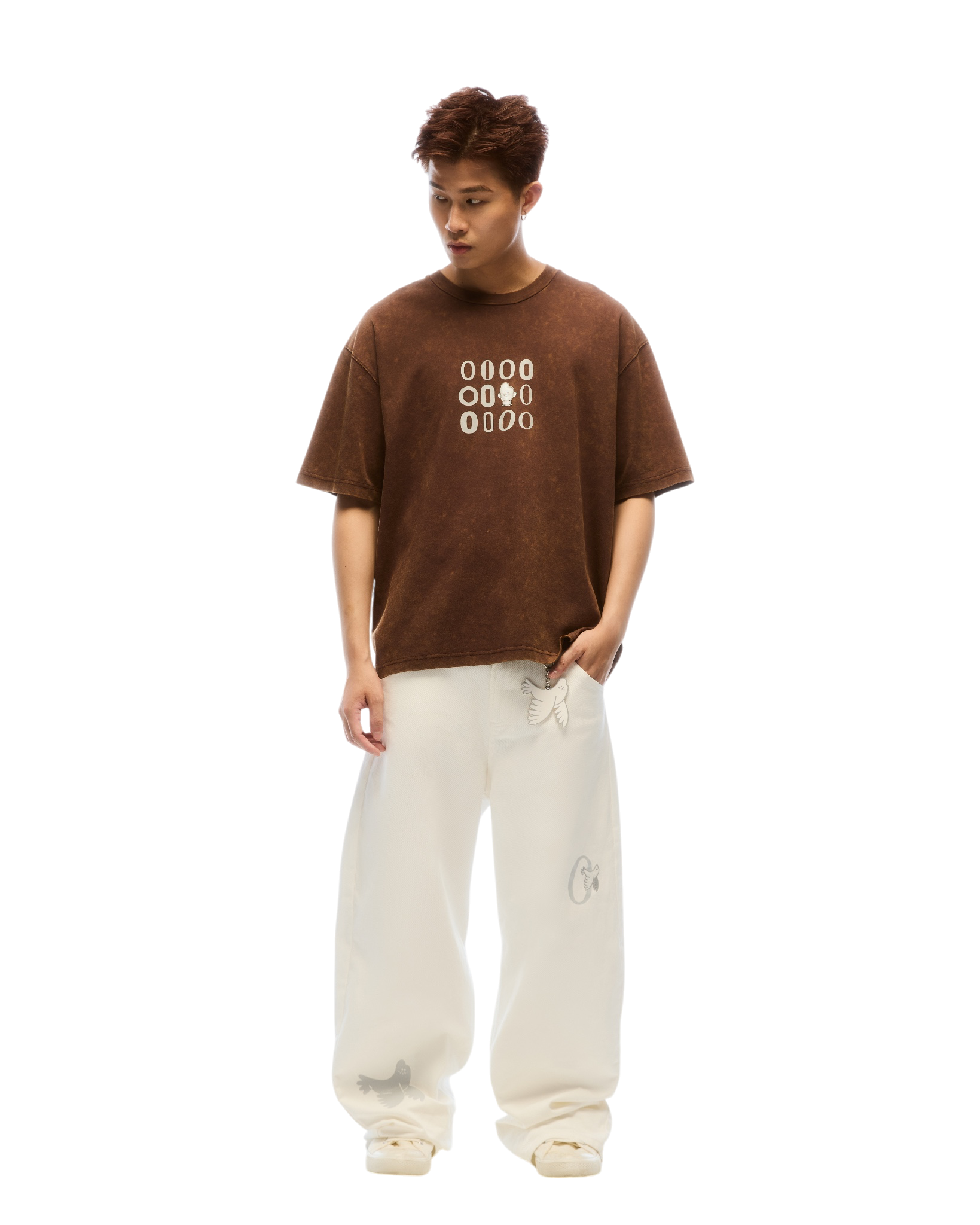 Kosong T-shirt Muddy Brown