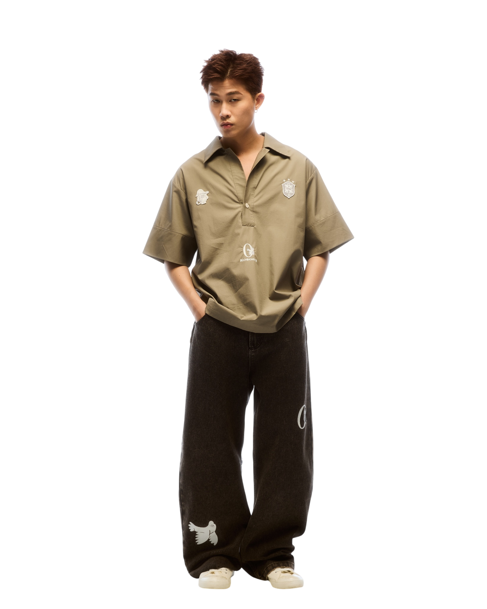 WangThian Shirt Ashy grey