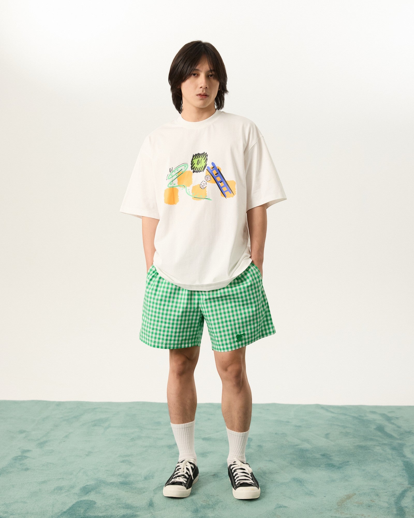 Chess Snake and Ladder Oversize T-shirt