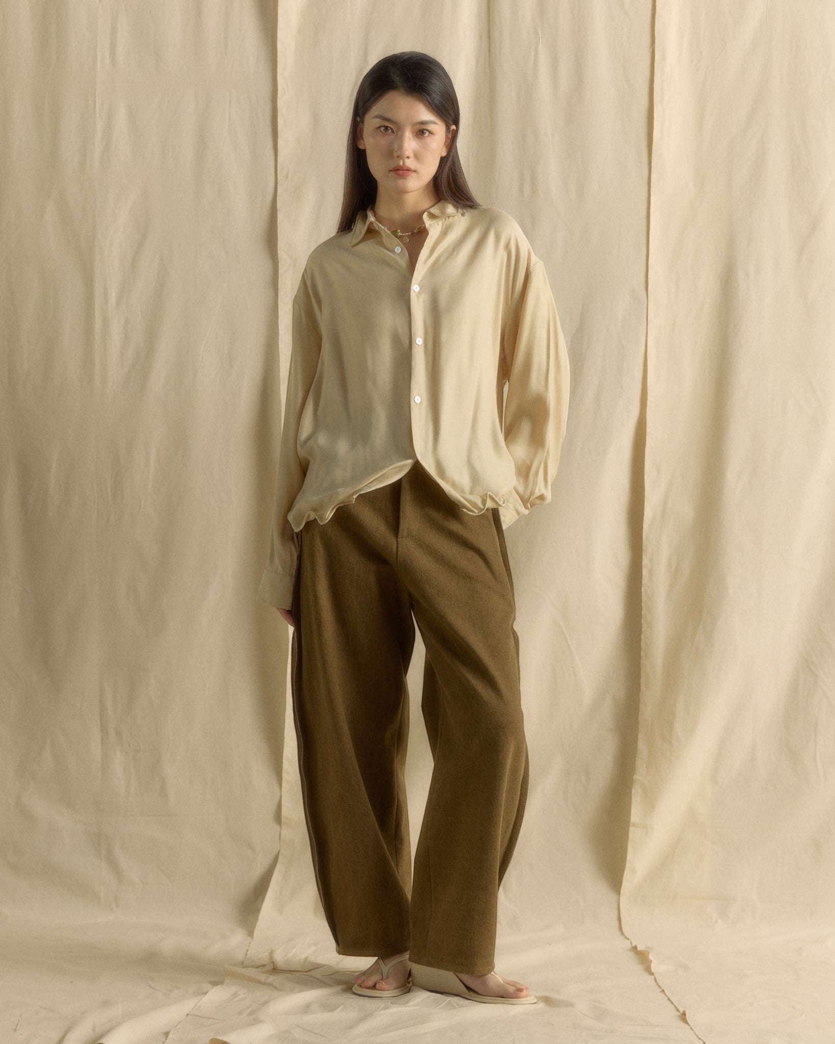 Unisex Wired Shirt Light Pear