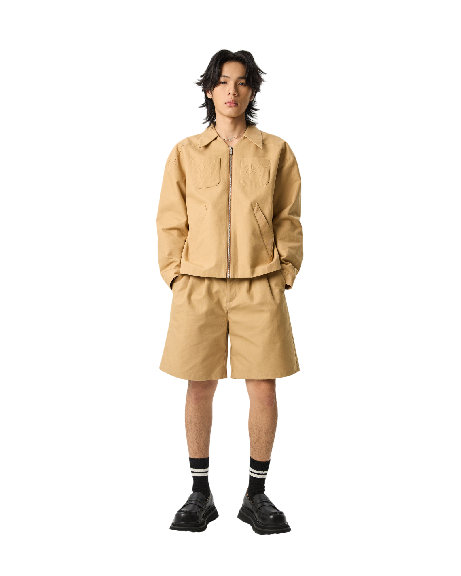 Men Hard Jacket Khaki
