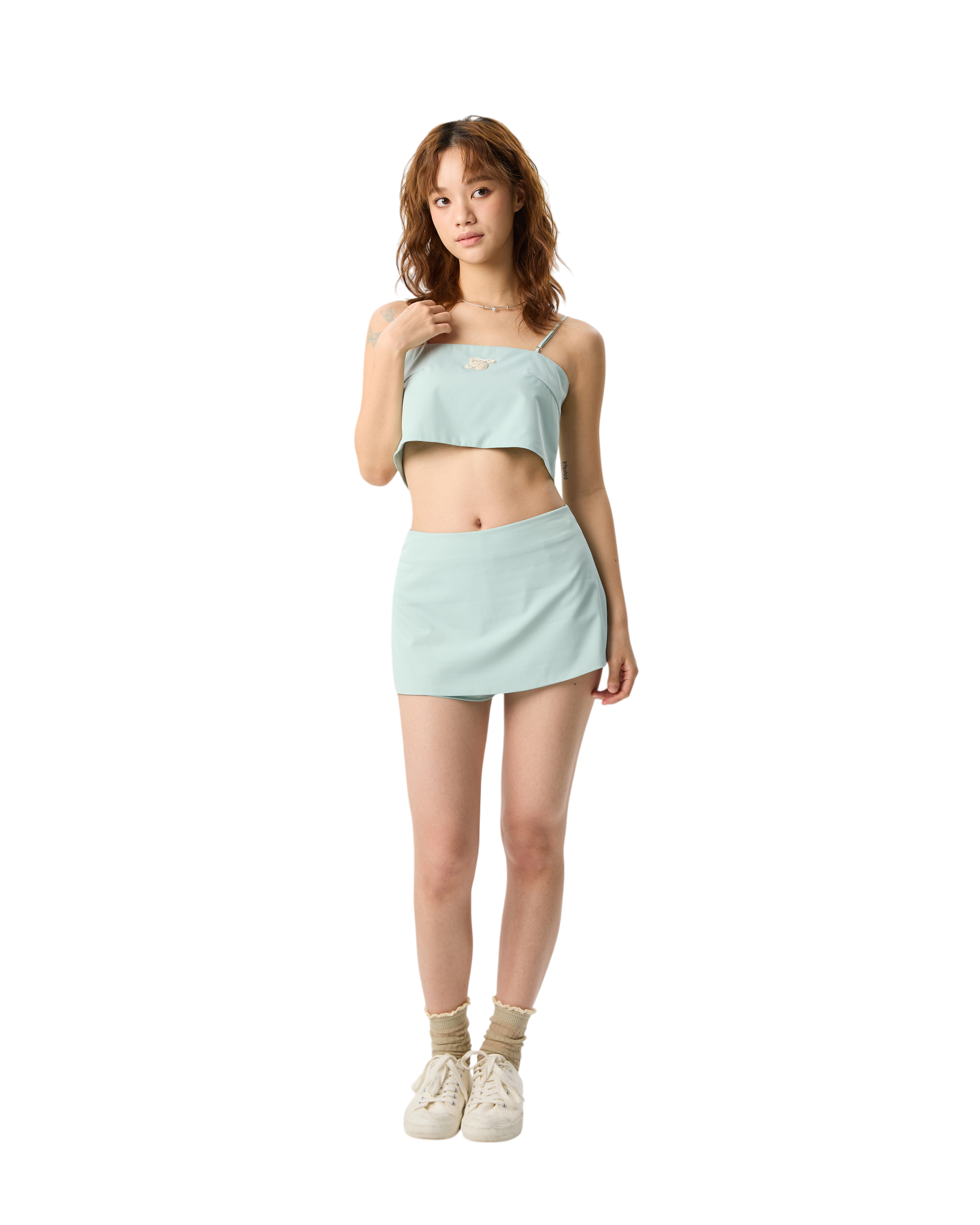 Loose Bustier Turquoise