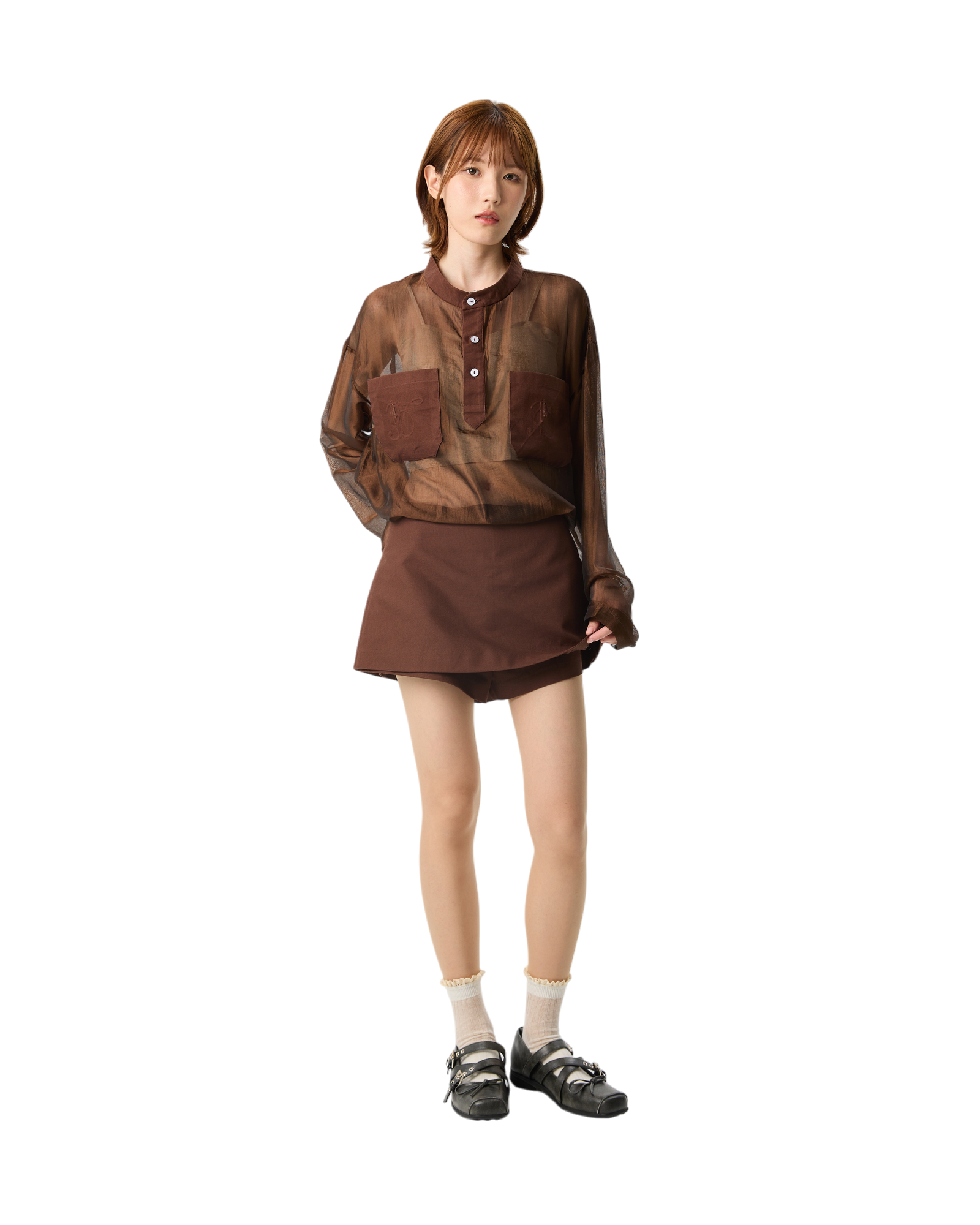 Hard Skort Chocolate Brown ( RESTOCK PRE-ORDER )