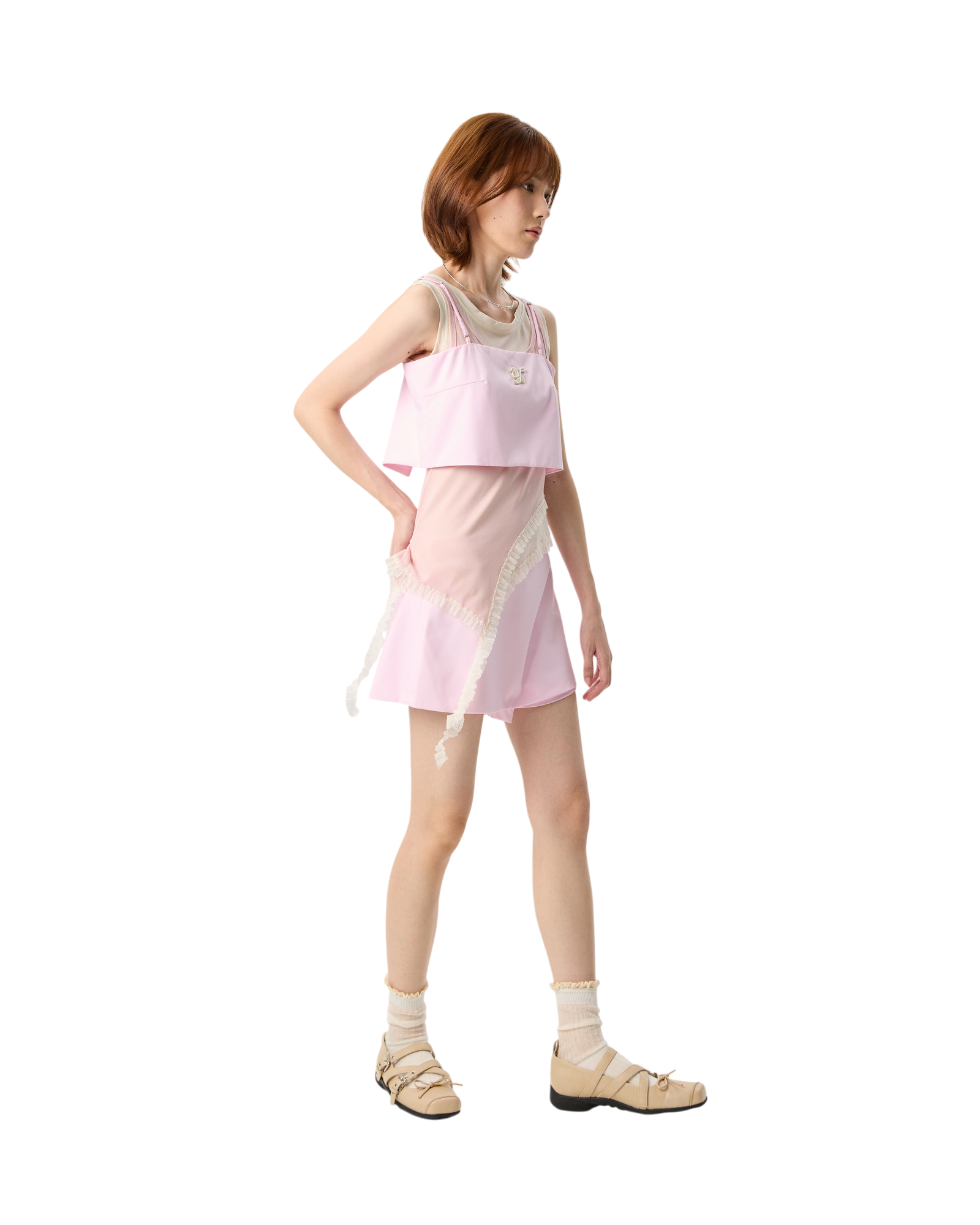 Loose Bustier Pink