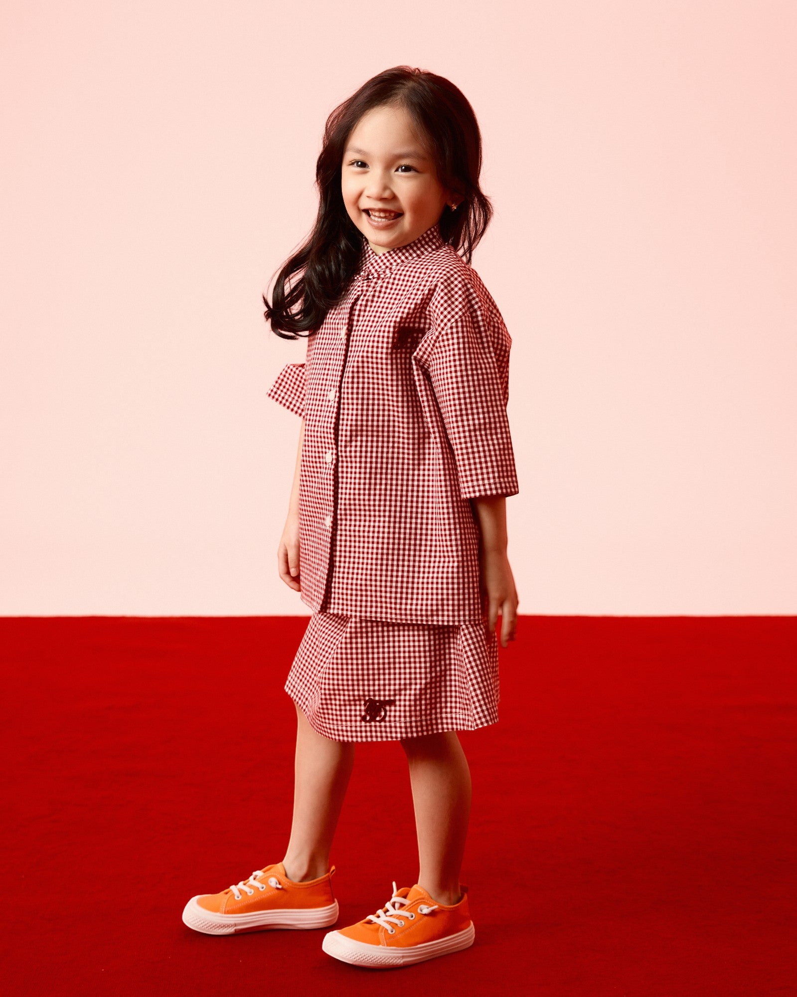 Kid’s Gingham Girl Set